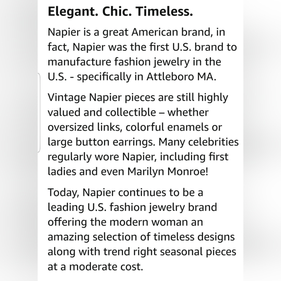 NAPIER GOLDTONE HOOP EARRINGS- 2 PAIRS - BRAND NEW ON CARDS - CLICK-TOP - Picture 8 of 8